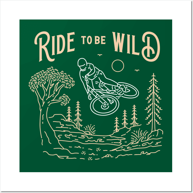 Ride to be Wild Wall Art by VEKTORKITA